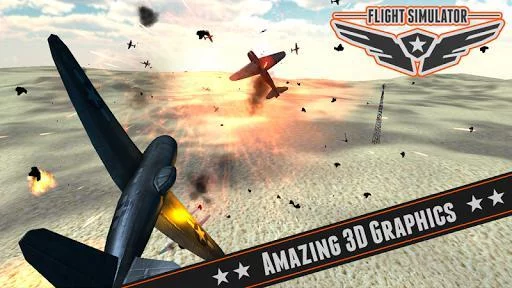 Изображение игры: Battle Flight Simulator 2014