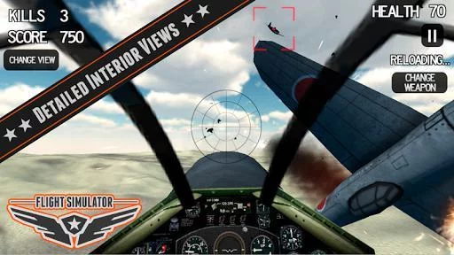Изображение игры: Battle Flight Simulator 2014