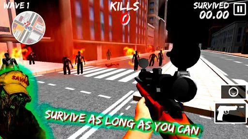 Изображение игры: Zombie Sniper Game
