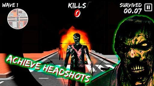 Изображение игры: Zombie Sniper Game