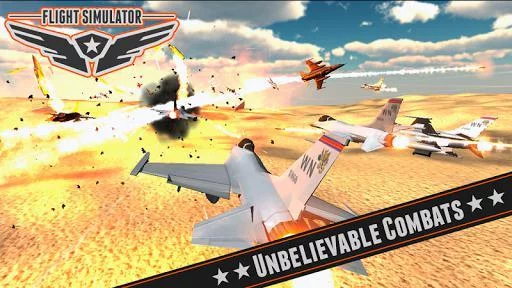 Изображение игры: Battle Flight Simulator 2014