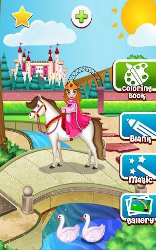 Изображение игры: Princess Coloring Game