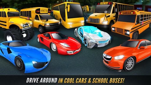 Изображение игры: Super High School Bus Driving Simulator 3D - 2018