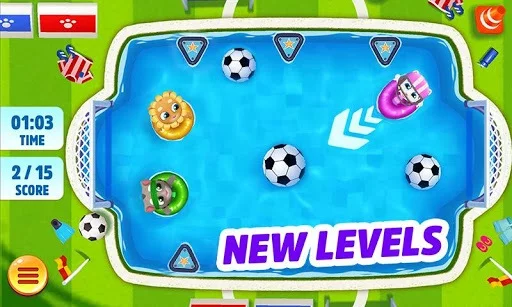 Изображение игры: Talking Tom Pool Puzzle Game
