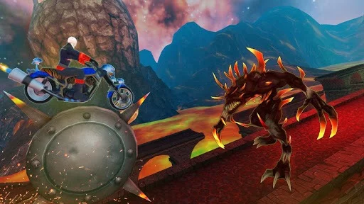 Изображение игры: Ghost Moto Simulator-Death Ride