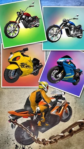 Изображение игры: Chained Bikes Racing 3D