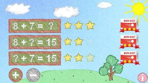 Изображение игры: Add and subtract within 20