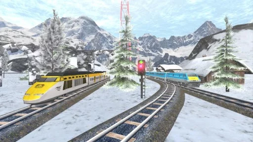 Изображение игры: Euro Train Racing 3D
