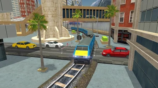 Изображение игры: Euro Train Racing 3D