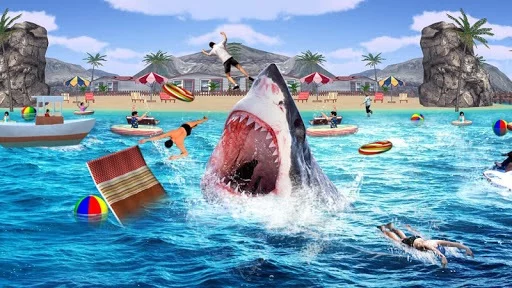 Изображение игры: Shark Shark Run