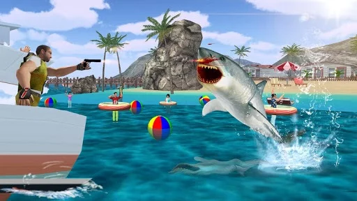 Изображение игры: Shark Shark Run