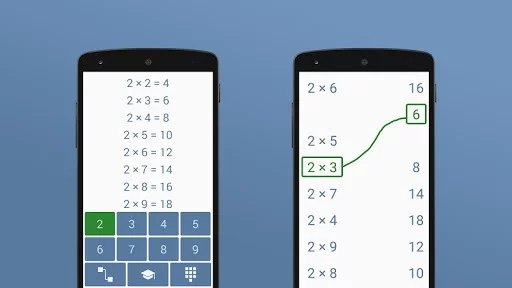 Изображение игры: Multiplication table