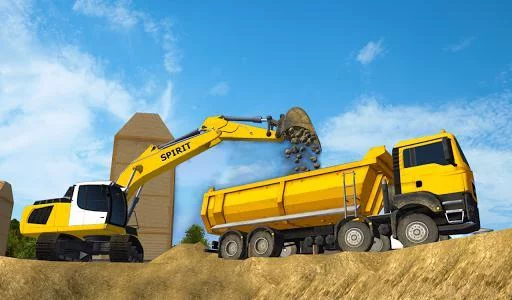 Изображение игры: Road Builder Construction Sim Games