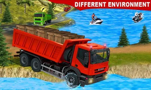 Изображение игры: Indonesian Cargo Truck Driver