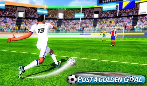 Изображение игры: Flick Soccer League: Football Shoot Kick