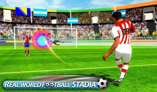 Изображение игры: Flick Soccer League: Football Shoot Kick