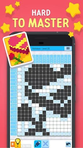 Изображение игры: Logic Pic ✏️ - Picture Cross & Nonogram Puzzle