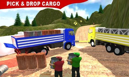 Изображение игры: Indonesian Cargo Truck Driver