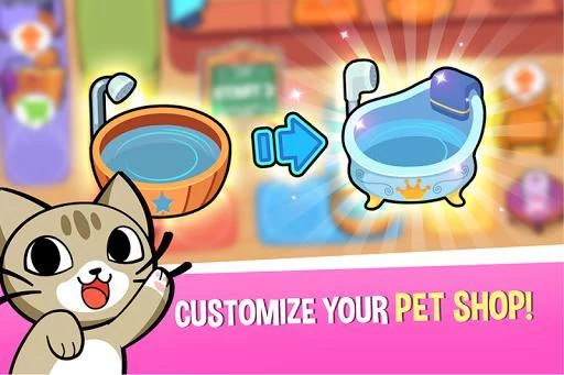 Изображение игры: My Virtual Pet Shop - Cute Animal Care Game