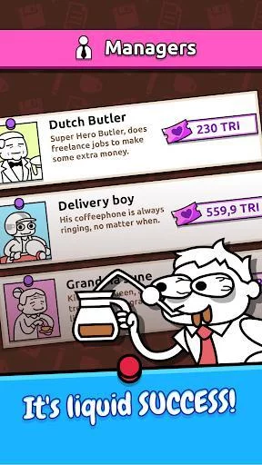 Изображение игры: Idle Coffee Inc. - Caffeine Rush Simulator Clicker