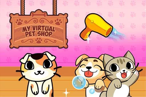 Изображение игры: My Virtual Pet Shop - Cute Animal Care Game