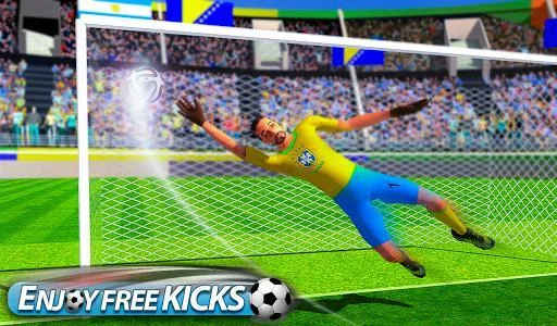 Изображение игры: Flick Soccer League: Football Shoot Kick