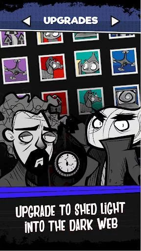 Изображение игры: Into the Deep Web - Internet Mystery Idle Clicker