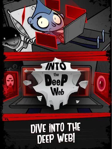 Изображение игры: Into the Deep Web - Internet Mystery Idle Clicker