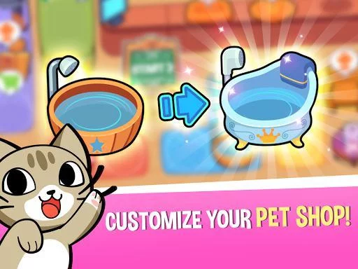 Изображение игры: My Virtual Pet Shop - Cute Animal Care Game