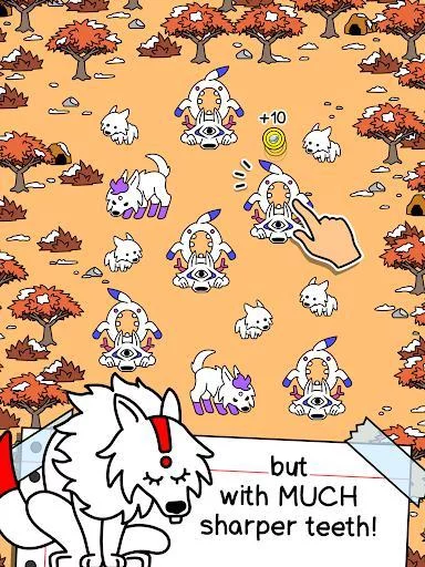 Изображение игры: Wolf Evolution - Merge and Create Mutant Wild Dogs