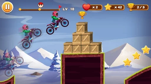 Изображение игры: Stunt Moto Racing
