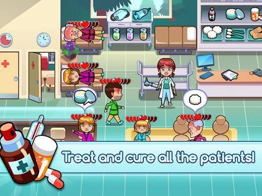 Изображение игры: Hospital Dash - Healthcare Time Management Game