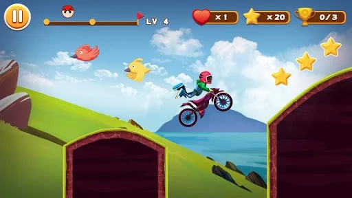Изображение игры: Stunt Moto Racing