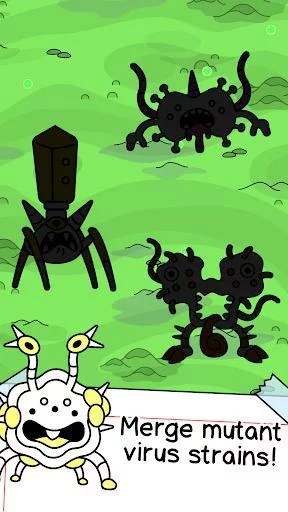 Изображение игры: Virus Evolution - Merge & Create Mutant Diseases