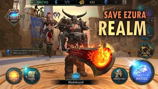 Изображение игры: Bladebound: Hack and Slash Action RPG