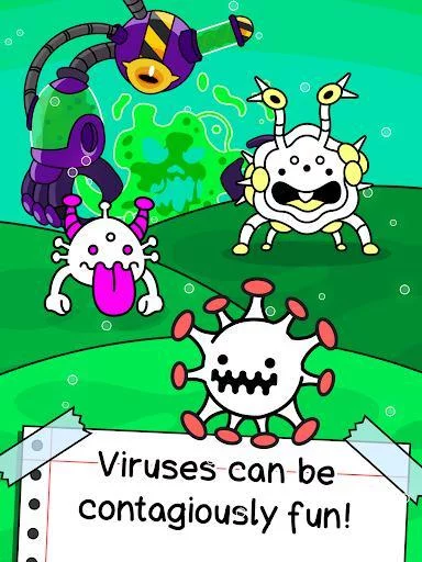 Изображение игры: Virus Evolution - Merge & Create Mutant Diseases