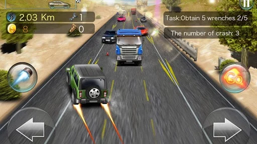 Изображение игры: Car Racing - Turbo Rush Racing