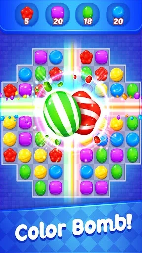 Изображение игры: Sweet Candy Witch - Match 3 Puzzle Free Games