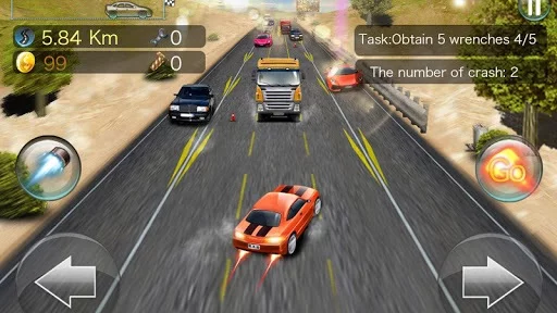 Изображение игры: Car Racing - Turbo Rush Racing
