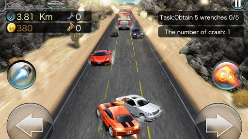 Изображение игры: Car Racing - Turbo Rush Racing