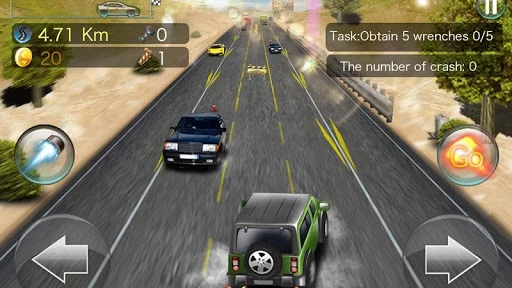 Изображение игры: Car Racing - Turbo Rush Racing