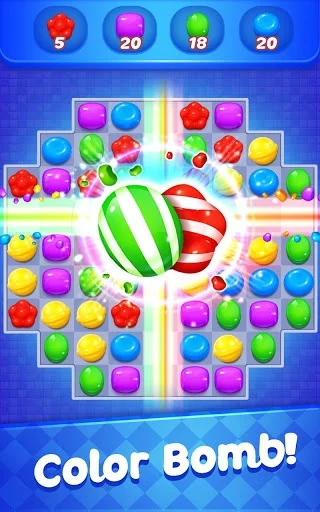 Изображение игры: Sweet Candy Witch - Match 3 Puzzle Free Games