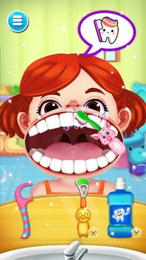 Изображение игры: Crazy dentist games with surgery and braces