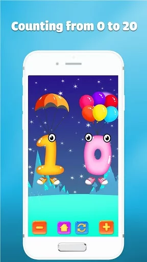 Изображение игры: Number Counting games for toddler preschool kids