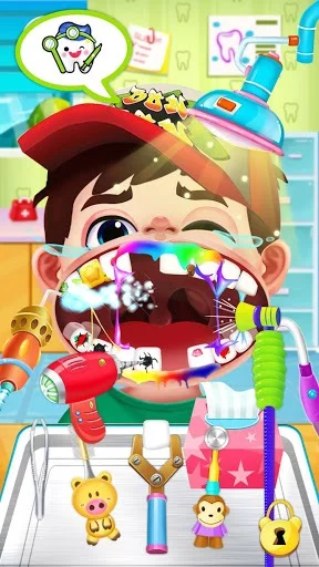Изображение игры: Crazy dentist games with surgery and braces