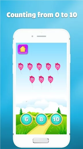 Изображение игры: Number Counting games for toddler preschool kids