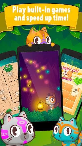 Изображение игры: Cute Cat Merge & Collect: Lost Relic Hunt Game