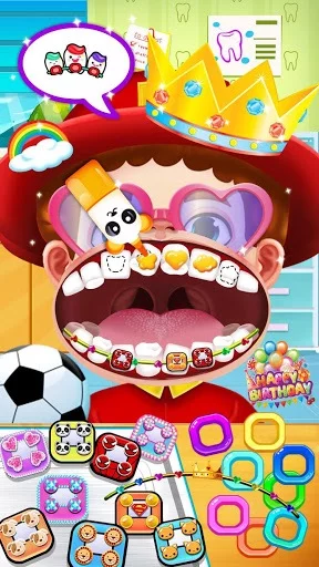 Изображение игры: Crazy dentist games with surgery and braces