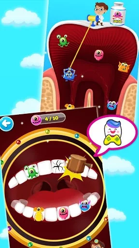 Изображение игры: Crazy dentist games with surgery and braces