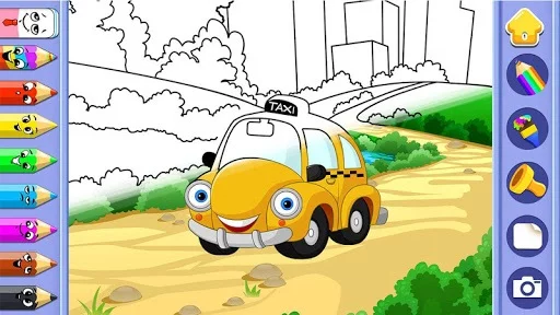 Изображение игры: Car puzzles for toddlers - Vehicle sounds